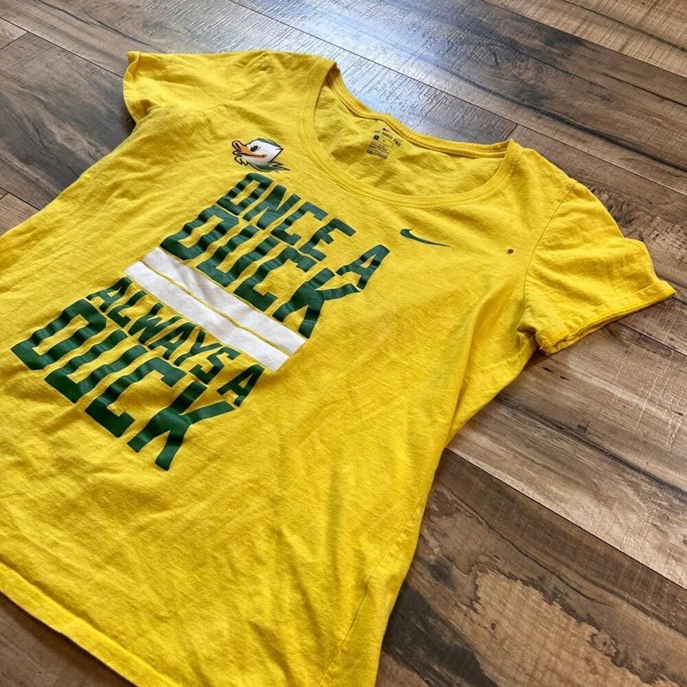 Nike Women's Yellow T-shirt